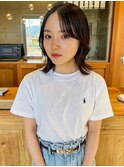 顔まわりレイヤースタイル