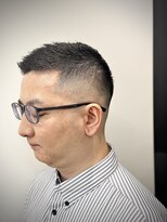 リバティシェアバーバー 銀座(LIBERTY SHARE BARBER) 簡単セットで好印象ショートフェード