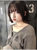 韓国STYLE☆顔まわりレイヤーボブ