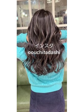 シェリー(cherie) ハイパーロングのコントラストハイライト☆ホワイトグレージュ