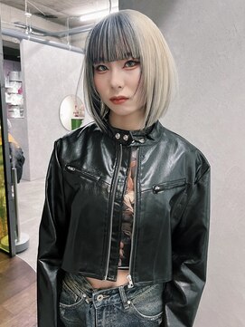 クペウ アエレ(cope'u aele) ボブ/ダブルカラー/ケアブリーチ/ブロンド/梅田/大阪