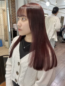 ヘアーアンドメイク ビス(HAIR&MAKE bis) ワンカラーでできるピンクカラー/立川美容室【黒田あさみ】