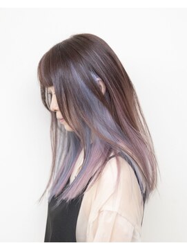 ルプラ ガーデン(le-pla garden) インナーカラー#ミディアム#レイヤー#ブリーチ#ダブルカラー