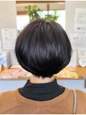 ショートボブ×クリスタルカラー×キュアトリートメント