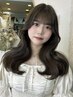 【暑い夏の湿気対策に大人気♪】顔まわりカット+前髪縮毛矯正