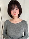 みねスタイル♪ 前下がり ひし形 ショートボブ 30代 40代 50代