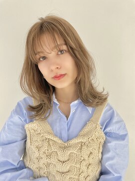 テラス 銀座(terrace) 外ハネミディアムレイヤー_Kimika