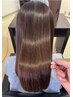 【うるつやカラーを実現】カット+髪質改善カラー
