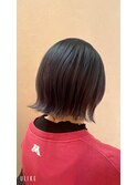 レイヤーボブ＊外ハネ＊ミルクティーベージュ＊20代30代