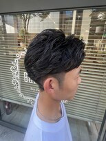 バレッタ(Barretta by neolive)&nbsp;フェザーパーマ/ニュアンスパーマ/センターパート/メンズカット