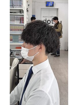 メンズ サロン ドット トウキョウ 町田店(men's salon dot. tokyo) 刈り上げマッシュ×ツイストスパイラルパーマ