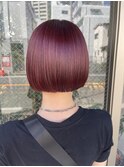 【ADORE横浜】ワインレッド×ボブ