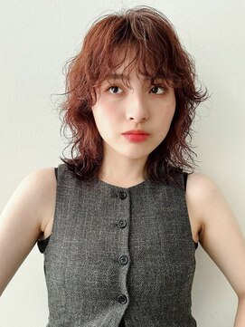 ケーツー あべのキューズモ-ル店(K-two) レイヤーボブパーマ*大人ボブ*ウェーブパーマ*顔周り*前髪カット