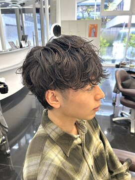 テテ(TETE) シャドウパーマ/マッシュ/刈り上げなし