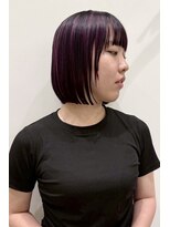 イーズ 鎌倉(e's)&nbsp;《e'sイーズ鎌倉》ローズピンク/デザインハイライト/ミニボブ