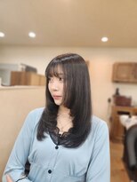 ミラシィ 成田(Mirashy)&nbsp;大人気韓国風レイヤーカット×ダークグレー