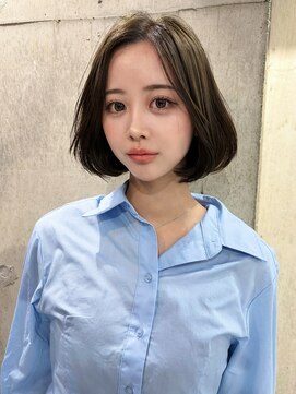 サイン 韓国ボブ 渋谷(SIGN) 韓国ボブレイヤーボブ渋谷タッセルボブお洒落なレイヤーカット