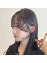 ビューエヒメ(VIEW EHIME)&nbsp;小顔黒髪レイヤーカット×アッシュカラー20代30代40代
