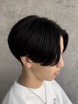 ノイセルヘアー(Noisyle Men's hair) リバースセンターパート/ニュアンスパーマ/ダウンバング/MEN'S◎