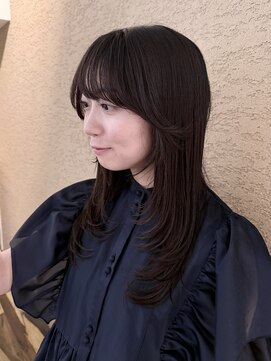 ビファインべクス(Befine becs) ［顔周りカット］前髪から自然な繋がりのサイドカット