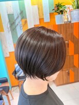 アース 長崎大村店(HAIR&MAKE EARTH)&nbsp;大人ショート×透明感カラー