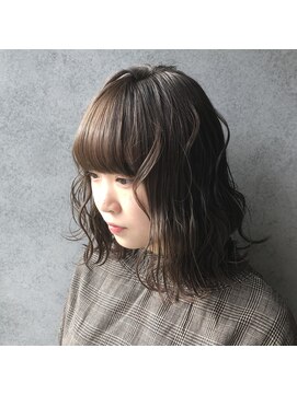 ヘアサロンM 新宿 グレージュ【担当.桜庭】