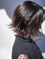 フロート 小阪店(float)&nbsp;チェスナットブラウン＿結婚式,前下がり,斜めバング