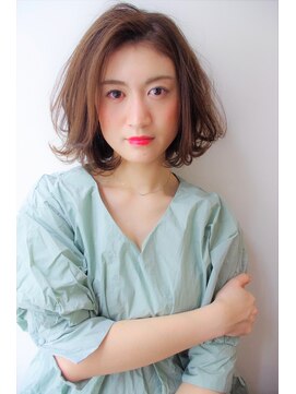 ビーハイブ 一番町店 アヴェダ(BEHIVE) 【BEHIVE一番町店高橋しおり】前下がりボブ×ラベンダーアッシュ