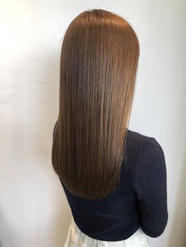 ゼストプラス(ZEST plus) 髪質改善カラー トープグレージュ×チャコールグレー【岸】