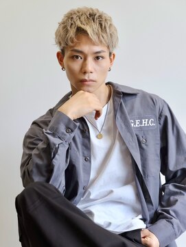 エムスラッシュ みなとみらい馬車道店(M SLASH) ソフトツイスト/バイカラー/ツイストスパイラル/ラフ/馬車道