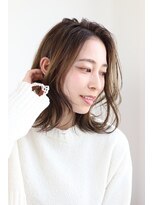 ヘアーアンドメイク エクリ 不動前店(Hair&Make equri)&nbsp;ミディアムレイヤー【目黒不動前】