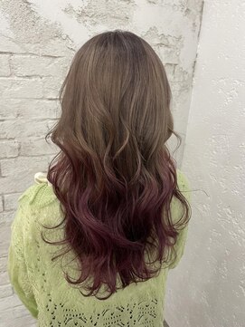 プライズ アイリス 池袋東口店(prize Iris) グラデーションカラー/ベージュピンク