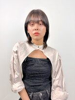 カケル(×.)&nbsp;透明感×ツヤ　暗髪ボブ