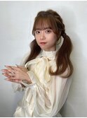 もこもこツインテール