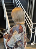 切りっぱなしボブ/ハイトーンボブ