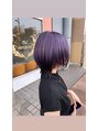 アグ ヘアー モナ 米子駅前店(Agu hair mona)&nbsp;ウルフ×ラベンダー