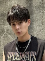 ロンド アンブル 四条烏丸(Lond ambre) 萱原大幹 センターパート/眉毛/短髪/メンズカット