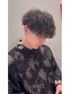 リップス 仙台annex(LIPPS) 刈り上げマッシュ波巻きパーマ