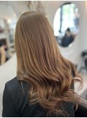 デザインカラー/レイヤーカット/ヘアアレンジ/オリーブベージュ