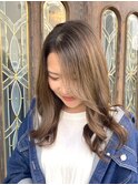 大人かわいいナチュラルブラウン