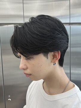 レタッチバイフィフス(RETOUCH by fifth) センターパートカルマパーマワンカールパーマ韓国ヘアガイルヘア