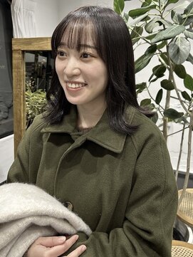 アルコイリスバイドールヘアー(ARCOIRIS by Dollhair) ベビーピンクぱっつん前髪ボブパーマホワイトピンク都島