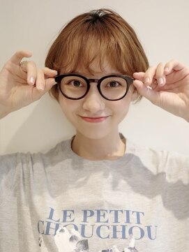 ノイ(noi) 顔周りレイヤーカットグレージュカラーくびれボブベージュカラー