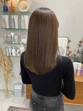 ヘアー アイス カンナ(HAIR ICI Canna) ＊艶髪＊透明感のあるグレージュカラーも質感再整カラーで艶髪に