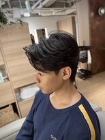 ウノプリールヴァモス(unopulir Vamos)&nbsp;かきあげニュアンスパーマセンターパート