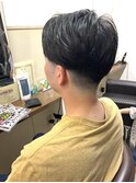 【見附　今町】フェードカット　センターパート