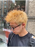 【IRIE HAIR福岡】スパイキーショート×ブリーチカラー