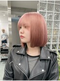 切りっぱなしボブ長めボブナチュラルボブ結べるボブ前下がりボブ