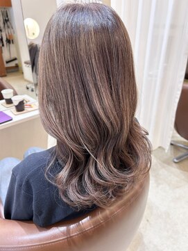 ポリッシュ 長岡京店(POLISH) ナチュラル白髪ぼかしハイライトカラー