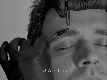 オアジス(OASIS.)の写真/ヘア＋アイブロウでトータルケア＊眉用に開発された液剤を用いて、眉毛の毛流れを自由自在に。